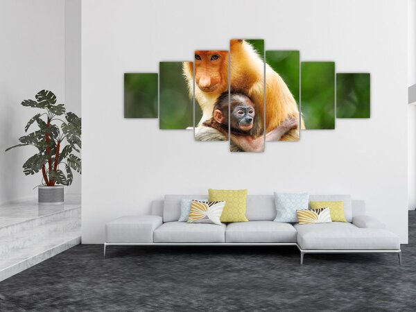 Obraz opic (210x100 cm)