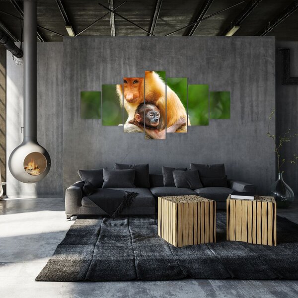 Obraz opic (210x100 cm)