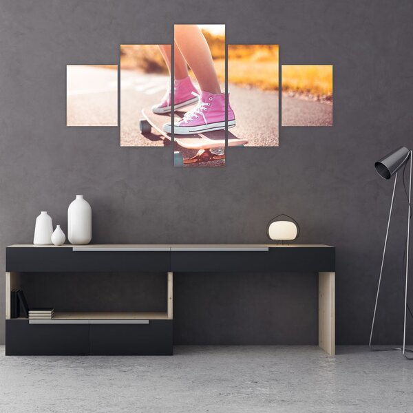 Obraz skateboardu (125x70 cm)