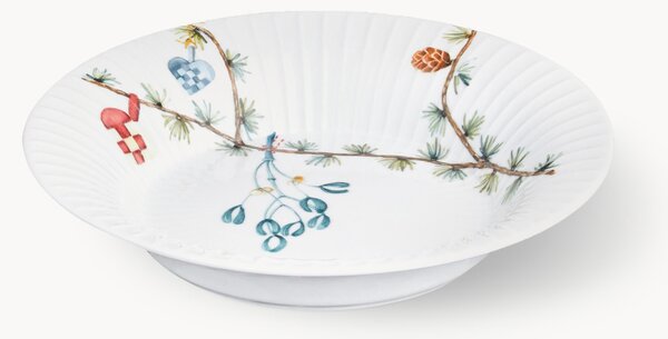 Ručně malované porcelánové hluboké talíře Hammershøi, 4 ks