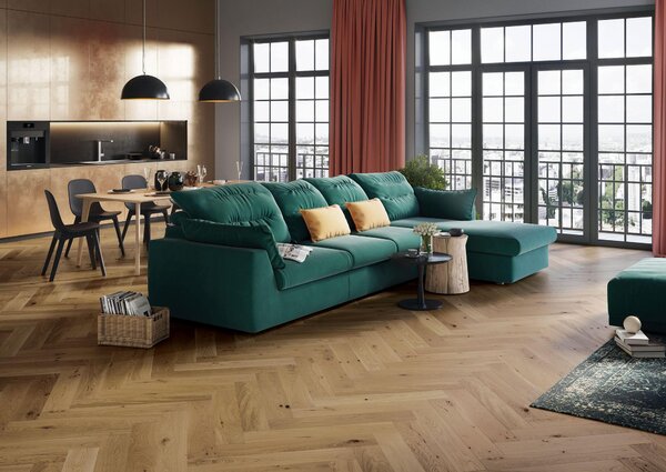 PARKETY VE VZORU RYBÍ KOSTI (m²) dub Ambiente - Dřevěné podlahy