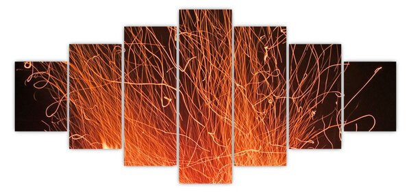 Obraz ohně (210x100 cm)