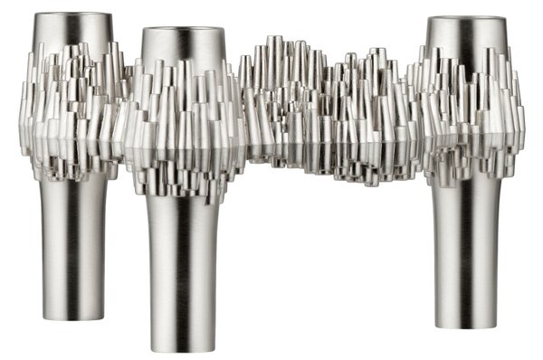 Svícen Quist STOFF Nagel Brushed Chrome SN168
