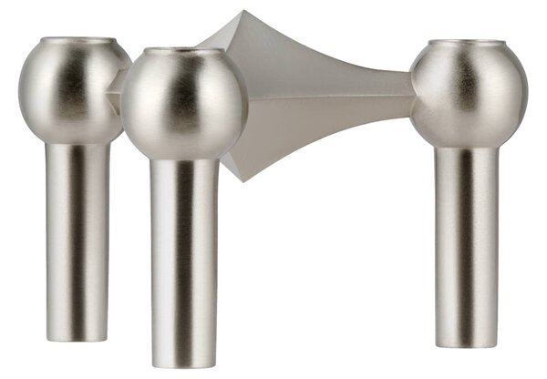Svícen STOFF Nagel Brushed Chrome SN173