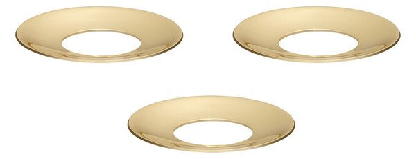 Ochranný kroužek na svíčku STOFF Nagel Brass - 3 ks SN170