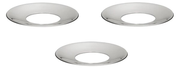Ochranný kroužek na svíčku STOFF Nagel Chrome - 3 ks SN171