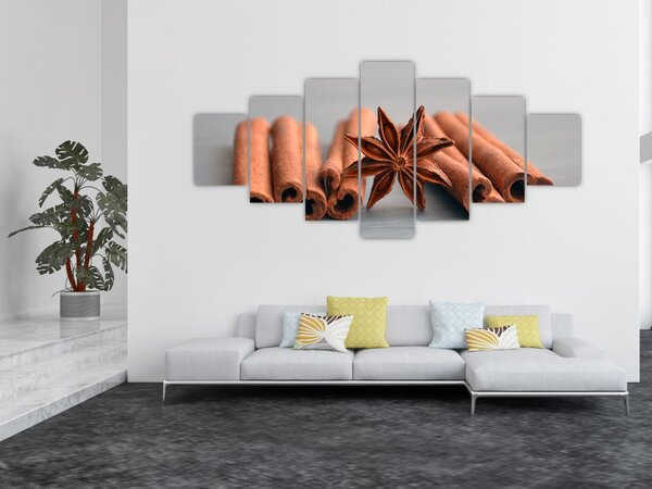 Obraz skořice (210x100 cm)