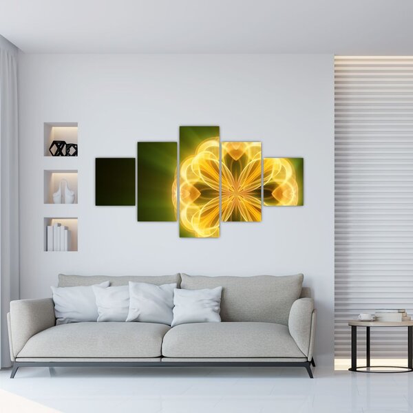 Obraz žluté květiny (125x70 cm)