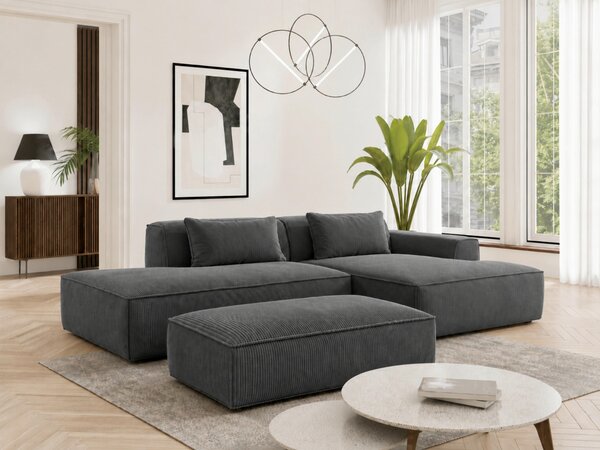 TABURET, textil, kompozitní dřevo, 105/43/65 cm Livetastic - Taburety, Online Only