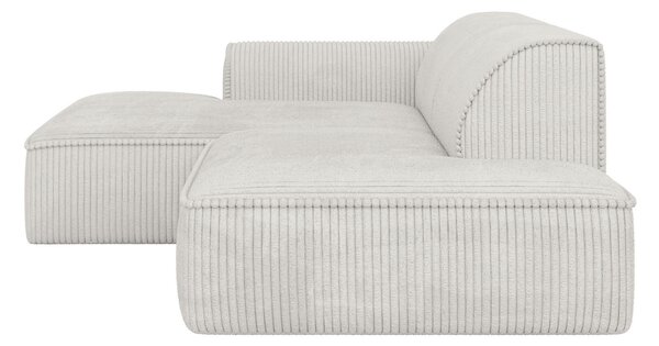 ROHOVÁ SEDAČKA, plast, textil, kompozitní dřevo, béžová Livetastic - Sedací soupravy, Online Only
