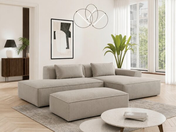 TABURET, textil, kompozitní dřevo, 105/43/65 cm Livetastic - Taburety, Online Only