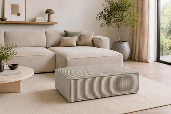 TABURET, textil, kompozitní dřevo, 105/43/65 cm Livetastic - Taburety, Online Only