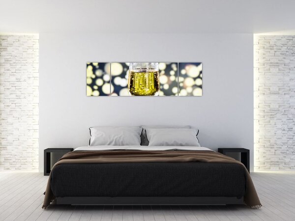 Obraz šampaňského (170x50 cm)