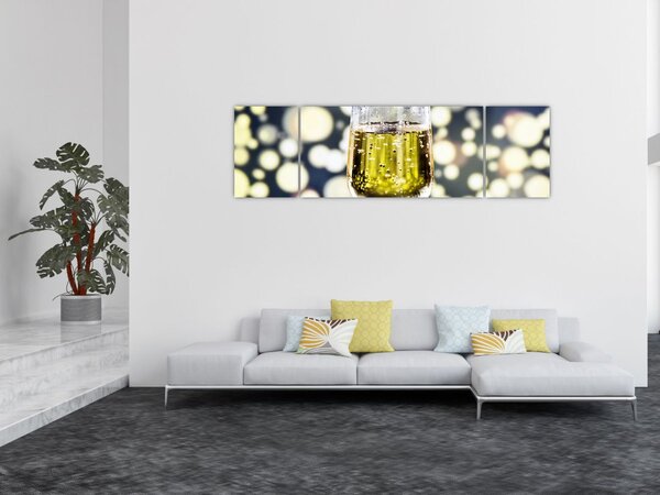 Obraz šampaňského (170x50 cm)