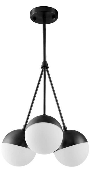 Toolight - Stropní svítidlo 3xE27, černá-bílá, OSW-05365