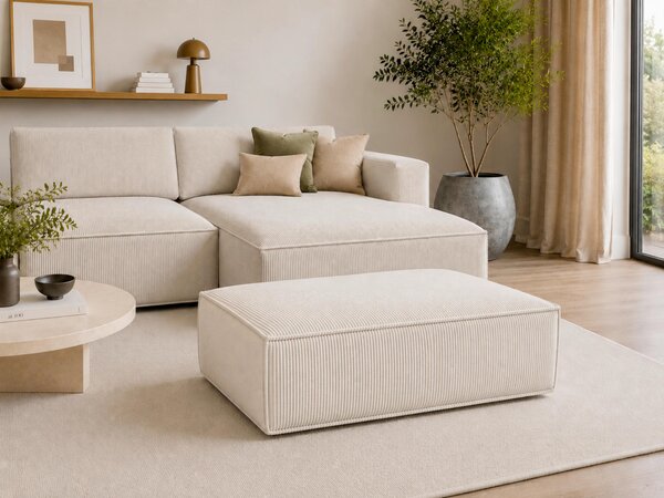 TABURET, textil, kompozitní dřevo, 105/43/65 cm Livetastic - Taburety, Online Only