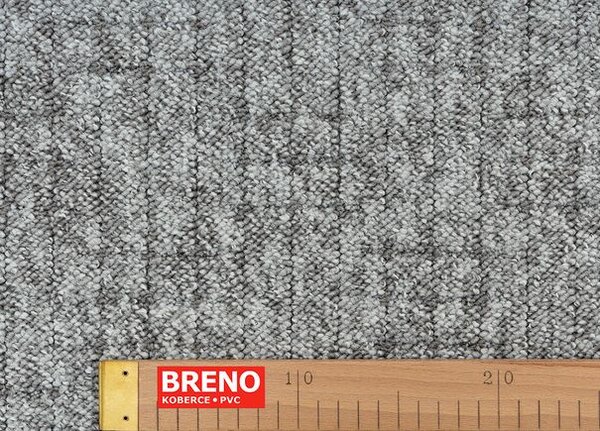 Breno Metrážový koberec FANTASY NEW 6722 světle šedý, šíře 400 cm, Šedá