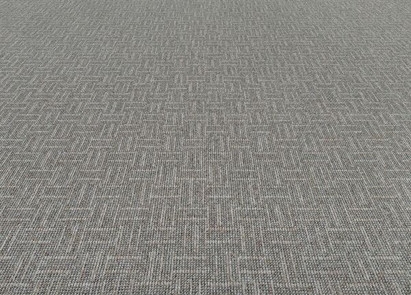 Breno Metrážový koberec CADIZ 5023 světle šedý, šíře 400 cm, Vícebarevné