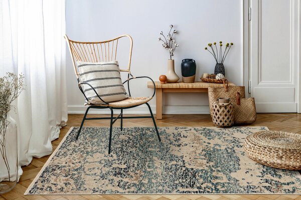 VINTAGE KOBEREC, 80/150 cm, modrá Kayoom - Online Only koberce & rohožky, Online Only