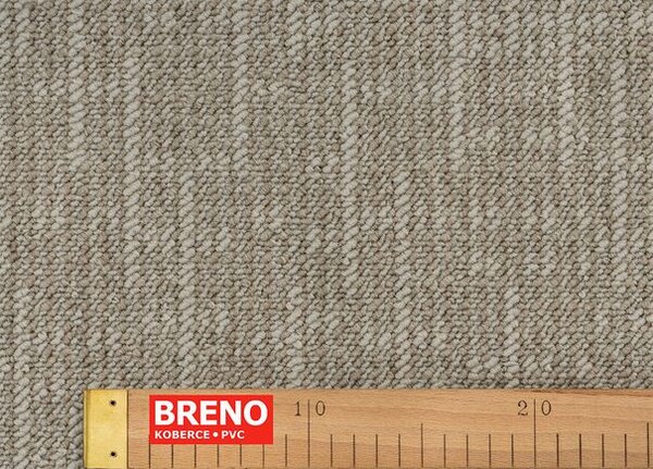 Breno Metrážový koberec LINEN 150, šíře 400 cm, Béžová