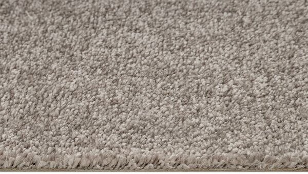Breno Metrážový koberec FINESSE 76 taupe hnědá, šíře 400 cm, Hnědá