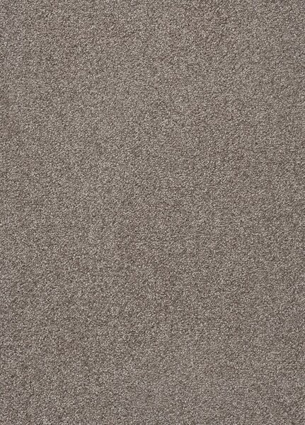 Breno Metrážový koberec FINESSE 76 taupe hnědá, šíře 400 cm, Hnědá