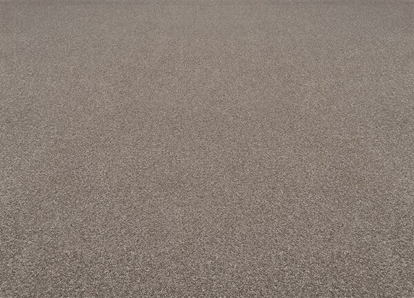 Breno Metrážový koberec FINESSE 76 taupe hnědá, šíře 400 cm, Hnědá