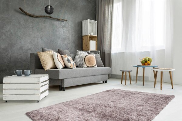 KOBEREC S VYSOKÝM VLASEM, 80/150 cm šedohnědá Kayoom - Online Only koberce & rohožky, Online Only