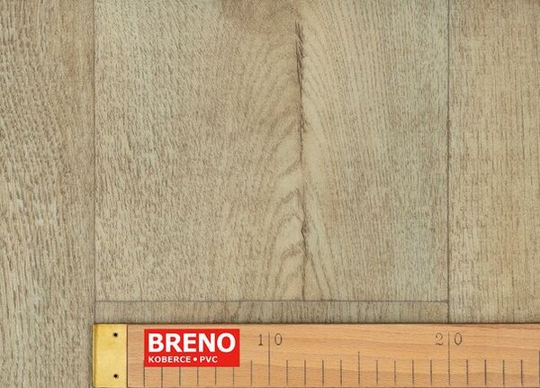 Breno PVC QUATROTEX Oslo 532 – dekor dubu, šíře 400 cm