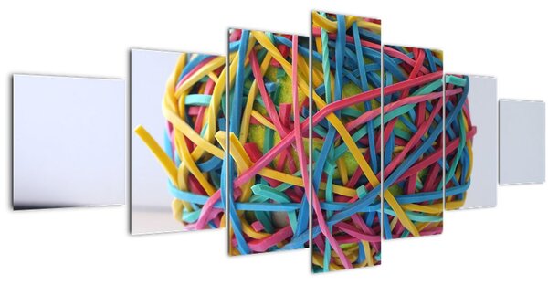 Obraz gumiček (210x100 cm)