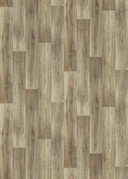 Breno PVC TOPTEX Lime Oak 069L – hnědé dřevo, šíře 400 cm