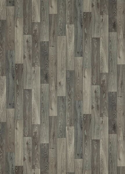 Breno PVC BLACKTEX Fumed Oak 966M – tmavě šedé dřevo, šíře 400 cm
