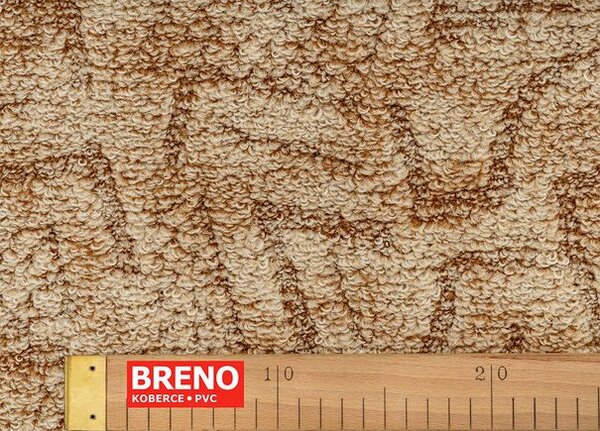 Breno Metrážový koberec BELLA/ MARBELLA 35, šíře 400 cm, Hnědá