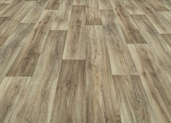 Breno PVC TOPTEX Lime Oak 069L – hnědé dřevo, šíře 400 cm