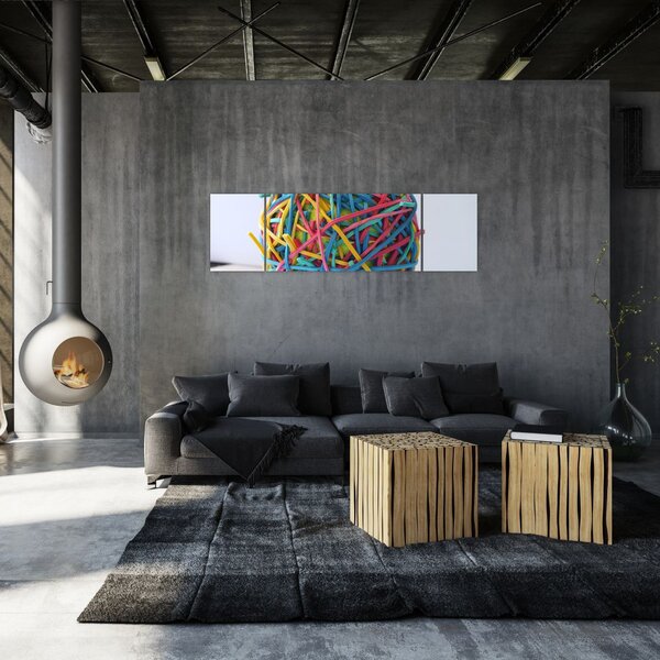 Obraz gumiček (170x50 cm)