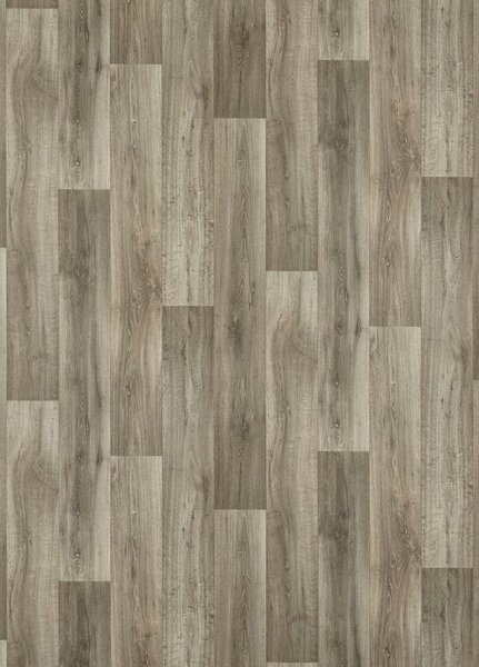 Breno PVC TOPTEX Lime Oak 796M – tmavé dřevo, šíře 400 cm