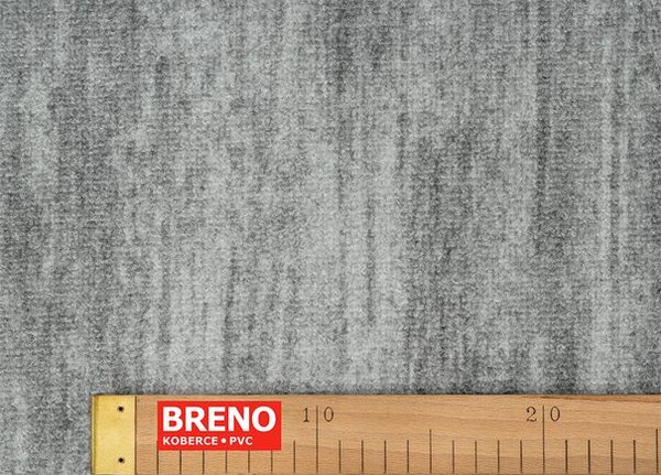 Breno Metrážový koberec TROPICAL 90 šedý, šíře 400 cm