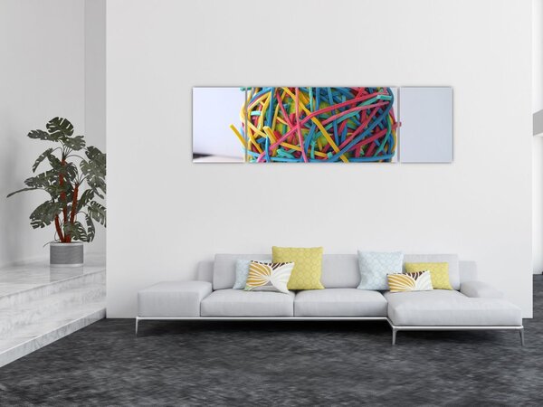Obraz gumiček (170x50 cm)