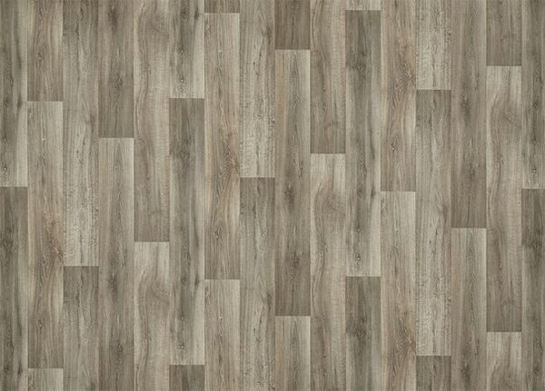 Breno PVC TOPTEX Lime Oak 796M – tmavé dřevo, šíře 400 cm