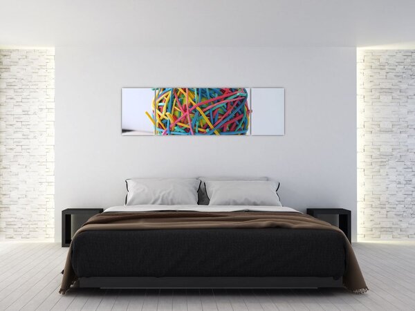 Obraz gumiček (170x50 cm)