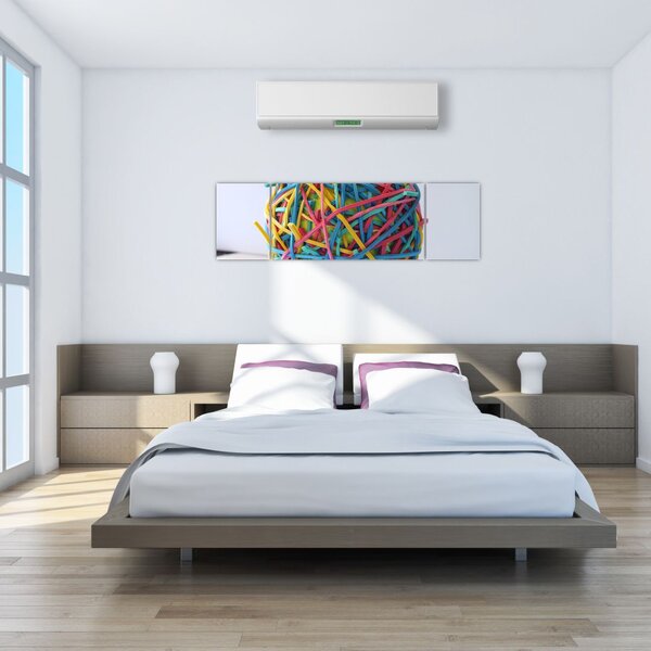 Obraz gumiček (170x50 cm)