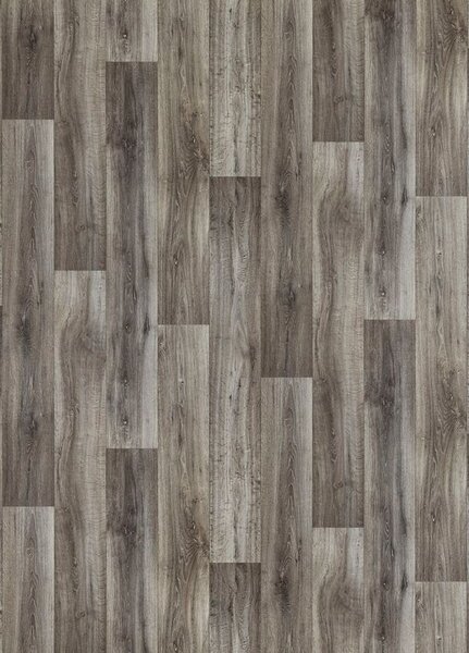 Breno PVC PURETEX Lime Oak 796M – tmavé dřevo, šíře 400 cm