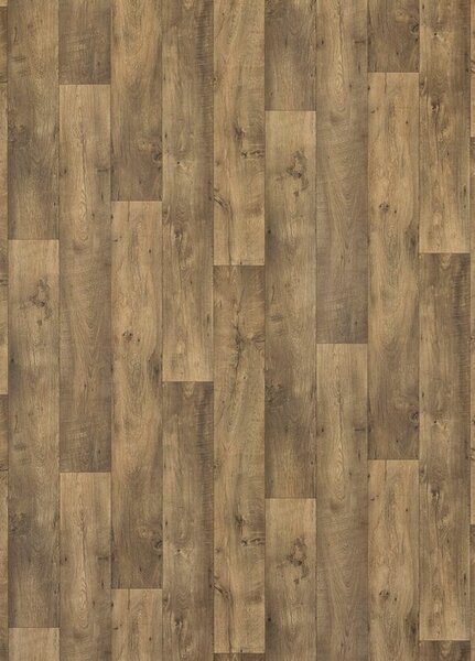 Breno PVC TOPTEX Valley Oak 639M – hnědé dřevo, šíře 400 cm