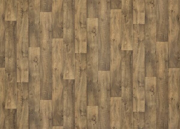 Breno PVC TOPTEX Valley Oak 639M – hnědé dřevo, šíře 400 cm
