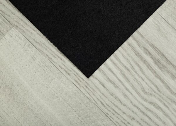 Breno PVC BLACKTEX White Oak 979L – světle šedé dřevo, šíře 400 cm