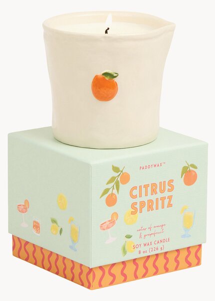 Keramická vonná svíčka Orange (Citrus Spritz)