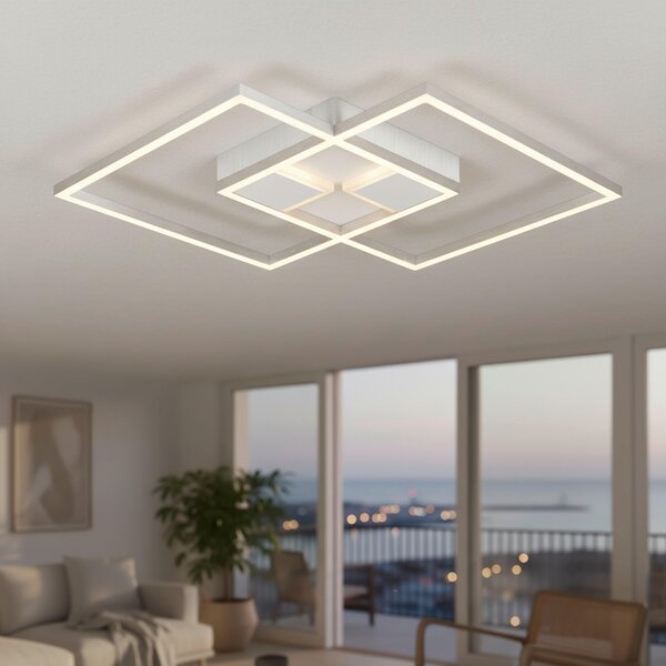STROPNÍ LED SVÍTIDLO, 42/42/4,5 cm Boxxx - Stropní svítidla
