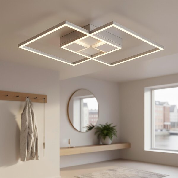 STROPNÍ LED SVÍTIDLO, 42/42/4,5 cm Boxxx - Stropní svítidla