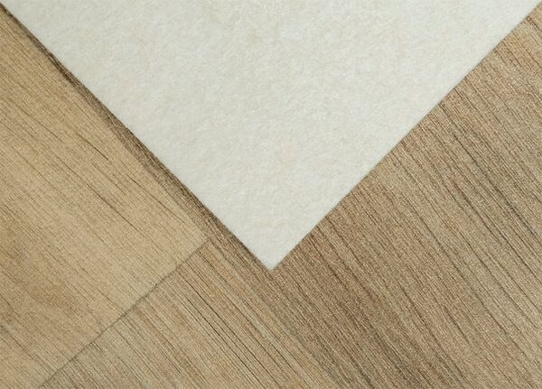 Breno PVC SUPERTEX Camargue 543 – hnědé dřevo, šíře 400 cm