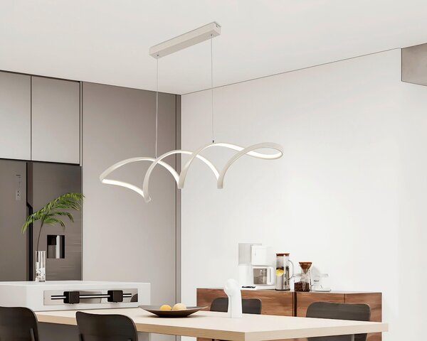 ZÁVĚSNÉ LED SVÍTIDLO, 100/22/120 cm Novel - Závěsná LED svítidla